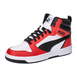 PUMA Unisex Kids Rebound V6 Mid Jr Scarpe da ginnastica