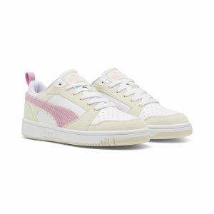 Puma Sneakers Rebound V6 Lo Cord Bianco Bambina Taglie 37