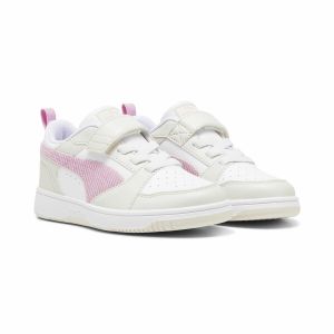 Puma Sneakers Rebound V6 Lo Cord Bianco Bambina Taglie 29