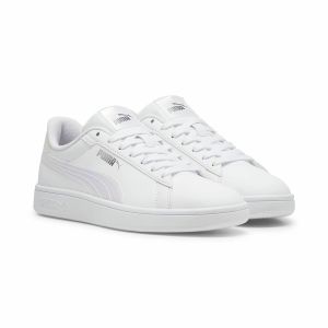 Puma Sneakers Pelle Smash 3.0 Holo 2.0 Bianco Bambina Taglie 39