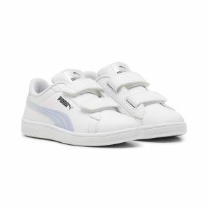 Puma Sneakers Pelle Smash 3.0 Holo 2.0 Bianco Bambina Taglie 35