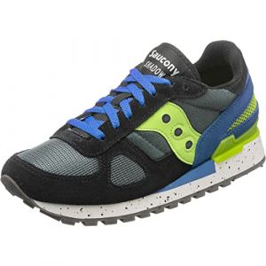 Saucony Sneakers Saucony Modello Shadow Original da uomo colore Nero/Lime/Blu. La calzata di questo modello è piccola