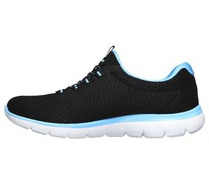 Skechers Summits - Nero/Turchese Tessile