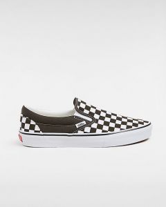 VANS Scarpe Classic Slip-on Checkerboard (turkish Coffee) Unisex Marrone, Taglia 47