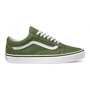 Vans Sneakers In Pelle Old Skool Verde Uomo Taglie 40