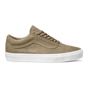 Vans Sneakers In Pelle Old Skool Beige Uomo Taglie 40