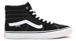 Scarpe da skate vans sk8 hi nere   bianche