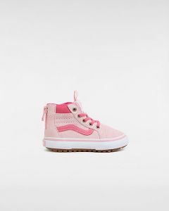 VANS Scarpe Bambino/a Mte Sk8-hi Con Zip (1-4 Anni) (pink/multi) Toddler Rosa, Taglia 26.5