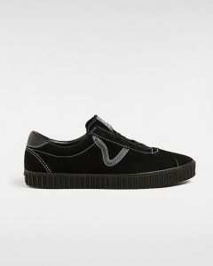 VANS Scarpe In Pelle Scamosciata Sport Low Creeper (black/black) Unisex Nero, Taglia 47