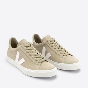 Veja Sneakers Con Lacci In Pelle Campo Marrone Donna Taglie 45