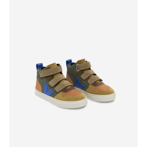 Veja Sneakers Small V-10 Mid Marrone Bambina Taglie 34