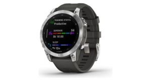 Garmin fenix 7 sport watch silver   black