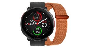 Polar vantage v3 gps watch black   orange nylon band