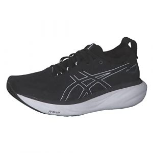 ASICS Nimbus 25 Scarpa Running da Strada per Uomo Nero Argento 46.5 EU