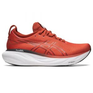 ASICS Nimbus 25 Scarpa Running da Strada per Uomo Rosso Bianco 42 EU