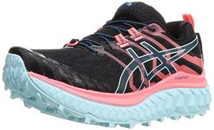 ASICS Fujitrabuco Max 01 Scarpa Running da Trail per Donna Nero Rosa 38 EU