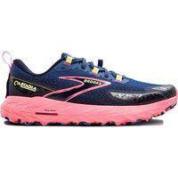  Cascadia 18 Grigio Blue Rosa Sunny Lime - Scarpe Trail Running Donna 