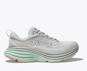 Hoka Bondi 8 Stardust/Aqua Breeze da Donna