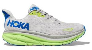 Hoka One One Clifton 9 Large 2E - uomo - grigio