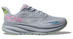 Hoka One One Clifton 9 Large D - donna - grigio