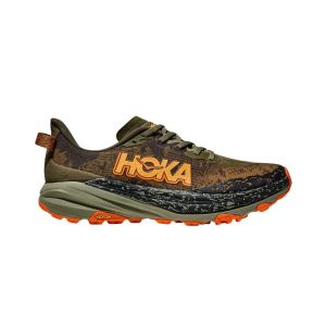 Scarpe Hoka Speedgoat 6 Wide Marrone Verde AW24