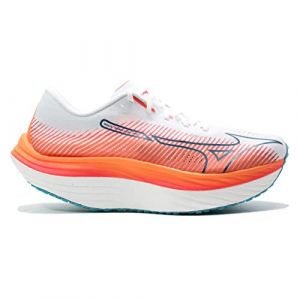 Mizuno Wave Rebellion PRO Scarpa Running da Strada per Uomo Bianco Arancione 44.5 EU