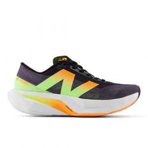 New Balance Donna FuelCell Rebel v4 in Nero/Grigio/Bianca/Arancia