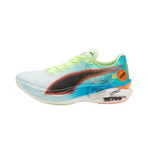 Scarpe Puma Deviate Nitro Elite 3 Marathon Series Blu Verde AW24