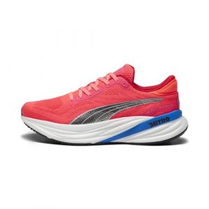 PUMA Herren Magnify Nitro 2 Laufschuhe 42.5Fire Orchid Ultra Blue Red