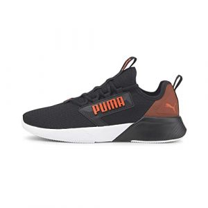 PUMA Retaliate Block Scarpe da Corsa Uomo Nero Puma Black Cherry Tomato 42 EU