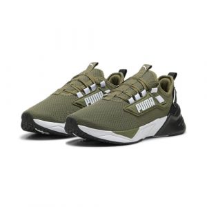 PUMA Scarpe da Running Retaliate 3 per Ragazzi 35.5 Olive White Black Green