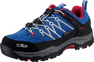 CMP Scarpe da trekking per bambini Rigel Low WP 3Q13244 Cobalto-Stone-Fire 28