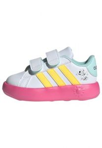 adidas Kids Grand Court Minnie Tennis Sportswear Shoes Kids Synthetics Upper White 4K