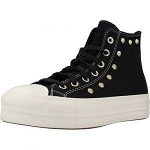 Converse Chuck Taylor all Star Lift Platform Suede Studs Nero 39