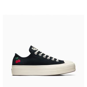 Converse Sneakers Chuck Taylor All Star Lift Cherry On Nero Donna Taglie 36