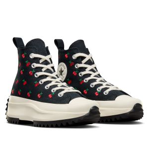 Converse Sneakers Run Star Hike Cherry On Nero Donna Taglie 36