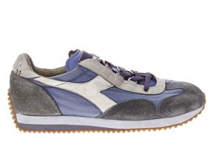 Diadora Scarpe Heritage Equipe H Dirty Stone Wash Evo Sneaker Unisex Viola Violet Storm (Numeric_44)