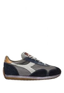 Diadora Sneakers Equipe H Dirty Stone Wash Evo 201.174736_ Uomo Pelle Blu