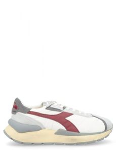 Diadora Sneaker Uomo Mercury Elite in Tessuto Bianco White Red