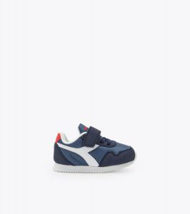 Diadora Simple Run TD Blu Gagliardetto da Bambino