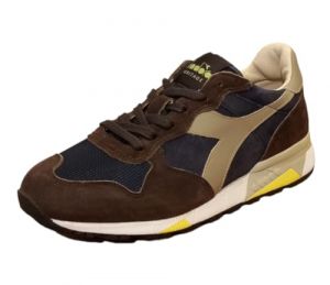 Diadora Sneakers Uomo Trident 201.176585 Blu/Marrone 45