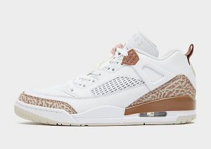 Jordan Spizike Low, White/Archaeo Brown/Light Bone/Pink Oxford