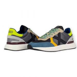 Munich Scarpa Sneakers Uomo Soon 63 Colore Marrone Lime Numero 42