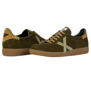 Munich Scarpa Uomo Barru 153 in camoscio Colore Verde Militare Numero 41