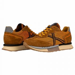 Munich Sneakers Uomo Quorum 17 in camoscio/Tela Rigido Colore Moro Arancio Numero 40