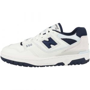 New Balance 550 White con Dark Olivine e Black (BB550NQB) (42)