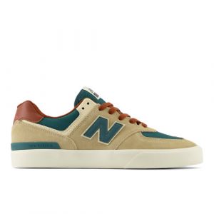 New Balance Unisex NB Numeric 574 Vulc in Marrone/Verde