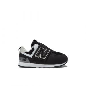 New Balance Bambino 574 NEW-B Hook & Loop in Nero/Grigio