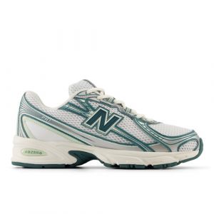 New Balance Unisex 740 in Bianca/Verde/Grigio