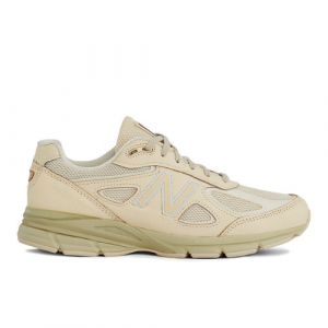 New Balance Unisex Made in USA 990v4 in Beige/Marrone